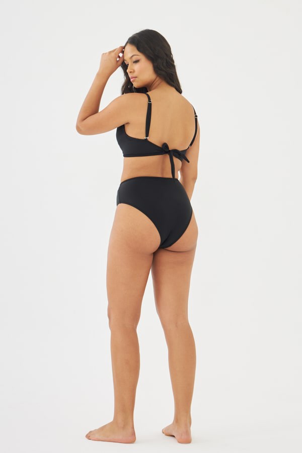 Starinci MayoStarinci Mayo Yüksek Bel Toparlayıcı Üç İplik Dekolteli Bikini