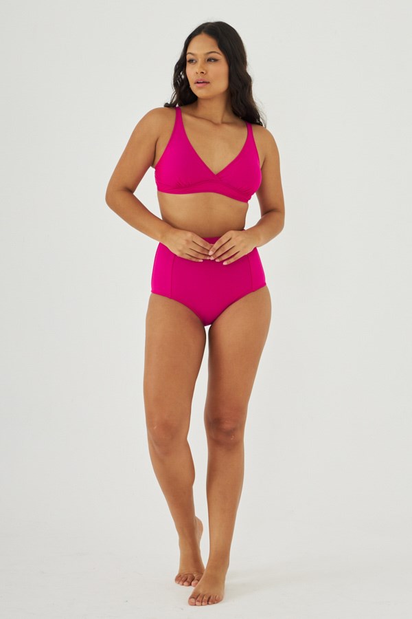 Starinci MayoStarinci Yüksek Bel Pembe Toparlayıcı Bikini Takımı